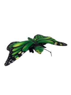 Obrázek z Motýl zelený plyš 30cm (270) 